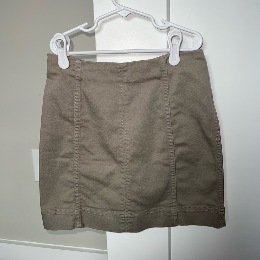 Green skirt